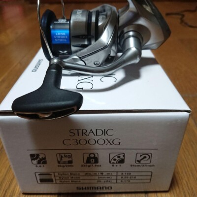 SHIMANO Spinning Reel 23 Stradic C3000XG 6.4:1 Gear Ratio Fishing