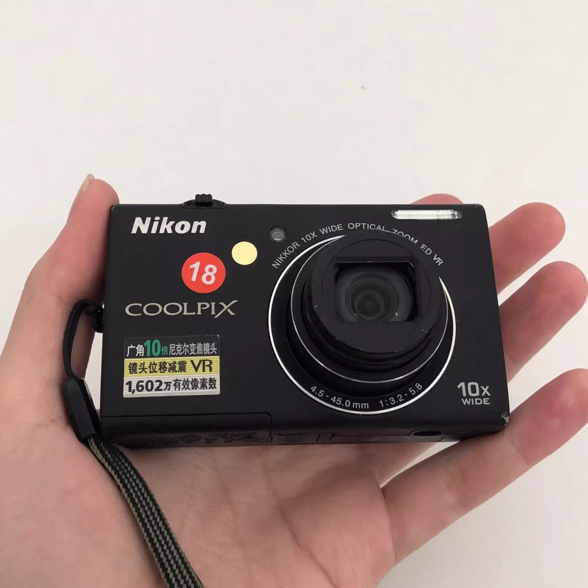 Black Nikon COOLPIX S6200 16.0MP Digital Camera 10 x Zoom | eBay