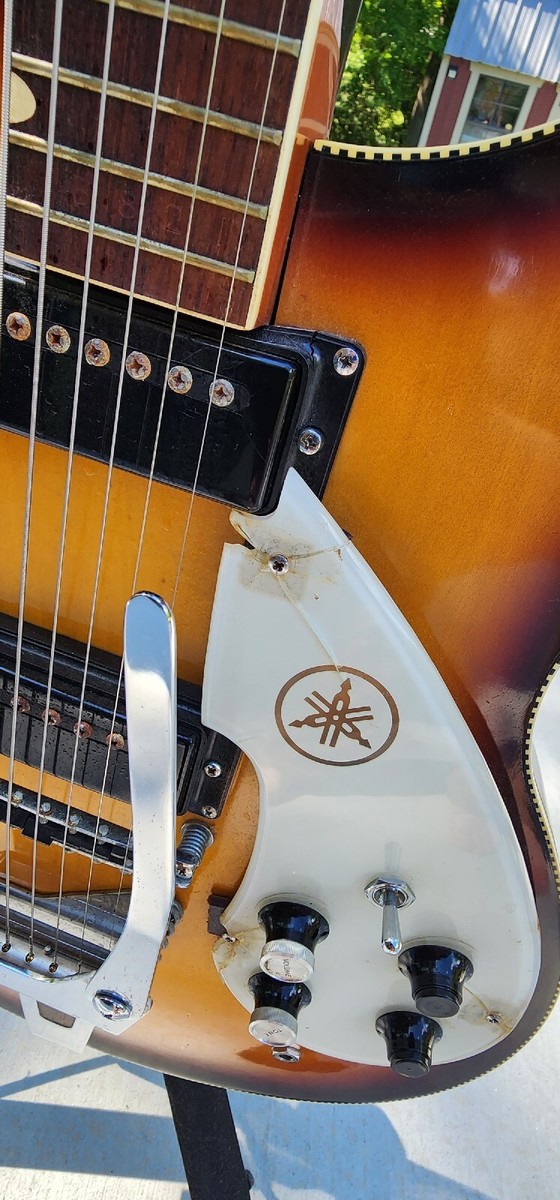 Yamaha SA15 Guitar Vintage Semi Hollow Electric Needs Some Work | eBay