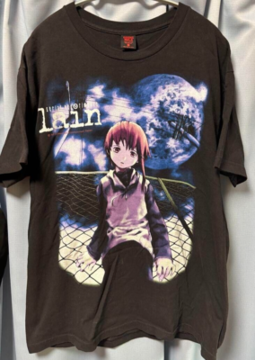 serial experiments lain Geeks Rule Silkscreen Printing T-Shirt