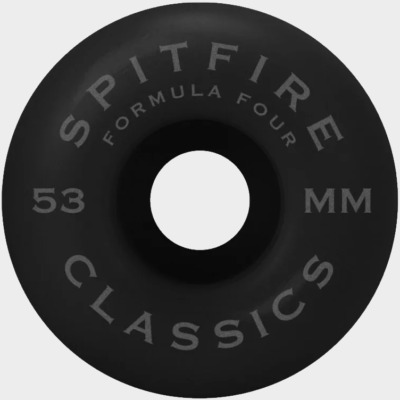 Spitfire F4 Formula Four Classic Blackout 53MM Skateboard Wheels