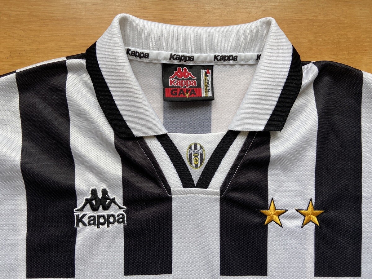 ウェア 1995-97 Juventus L/S Shirt (L) 1995-97 Juventus Home L/S