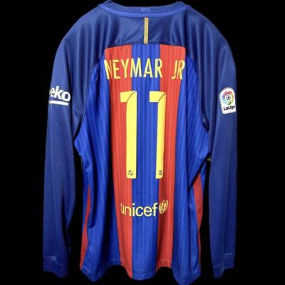 Nike Barcelona Jersey Shirt L/S Player Issue 2016/17 Neymar #11