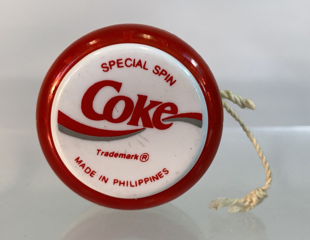Vintage 1989 Jack Russell Coca-Cola Special Spin Coke Yo-Yo