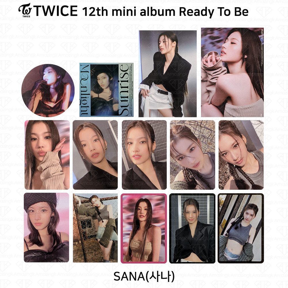 TWICE 12th Mini Album Ready To Be Photocard Message Card Poster