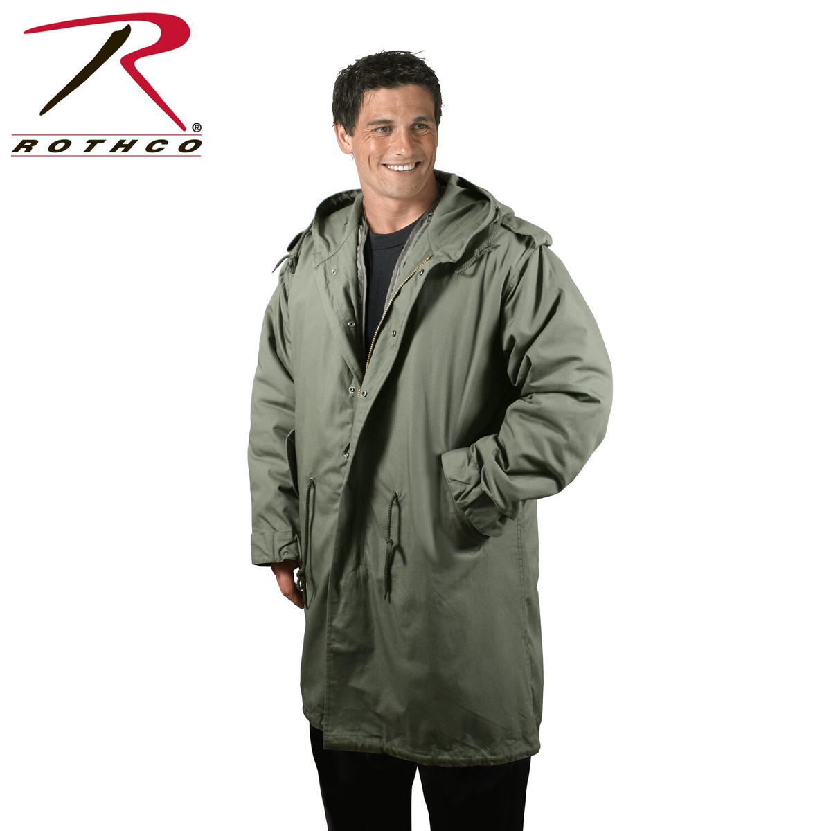 Rothco M-51 Fishtail Military Parka Olive Drab, Black 9462 | eBay