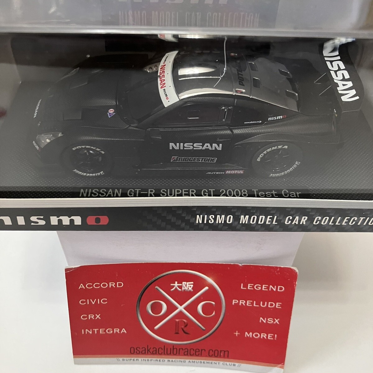 Rare EBBRO Nismo Nissan GT-R Super GT Test Car 2008 1:43 JDM R35