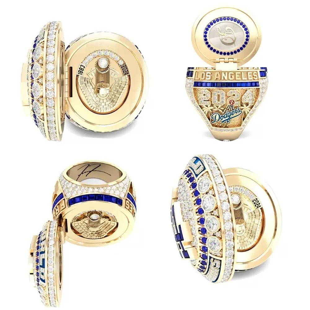 20242025 Los Angeles Dodgers Championship Rings, MLBbaseball, No