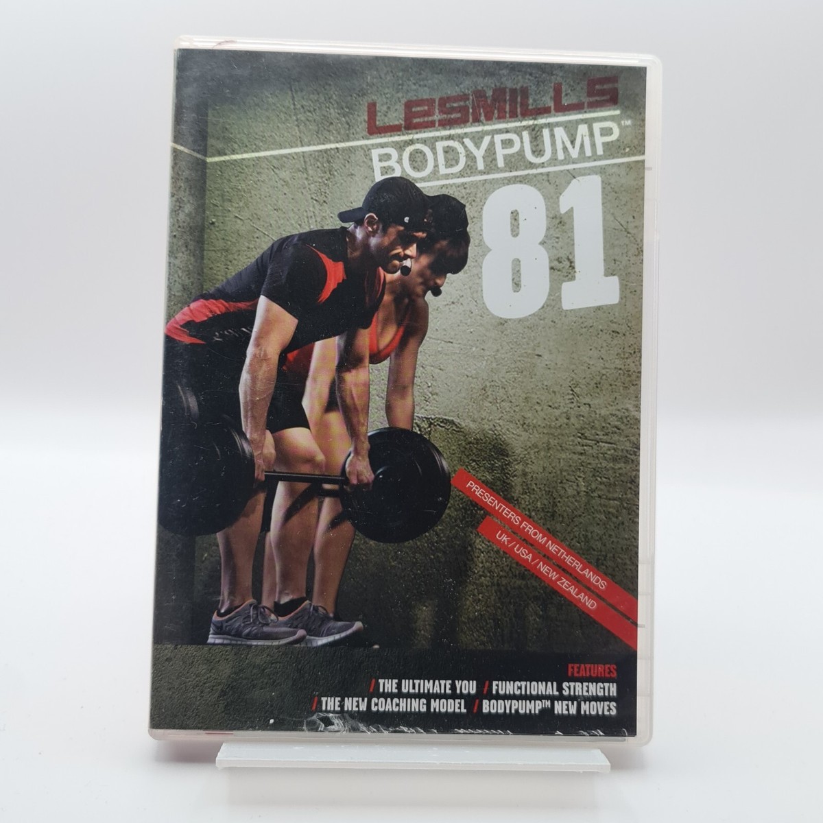 LES MILLS BODYPUMP 81 - DVD + CD + BOOKLET SET - WORKOUT FITNESS
