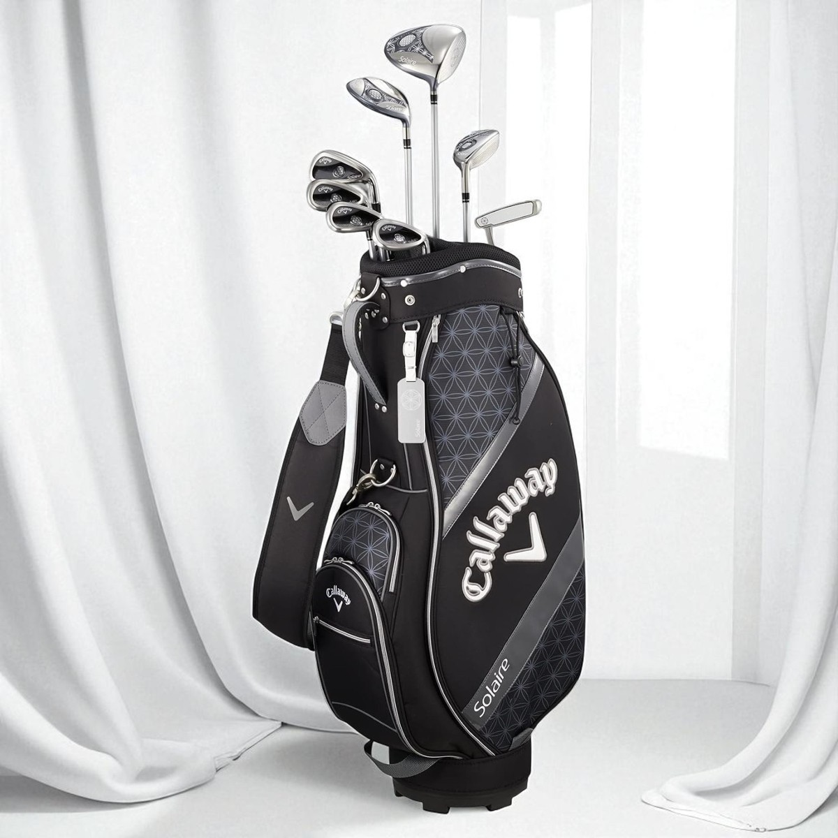 Callaway Solaire 2018 Ladies RH Golf Set 8 Clubs w/Bag & Covers