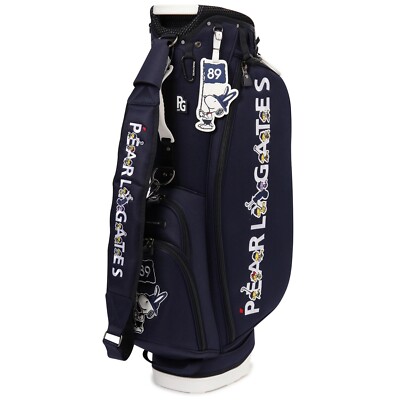PEARLY GATES PEANUTS SNOOPY Stand Type Caddy Bag Navy 46inch