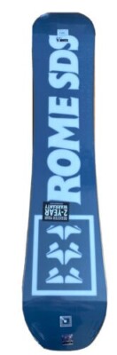 Rome SDS Cheap Trick 150cm Snowboard White Gray Black Blue 2022