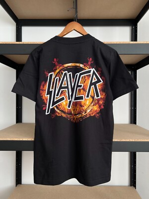 Vintage 90s Slayer Demon Bootleg The Roxx Deadstock Black T-shirt