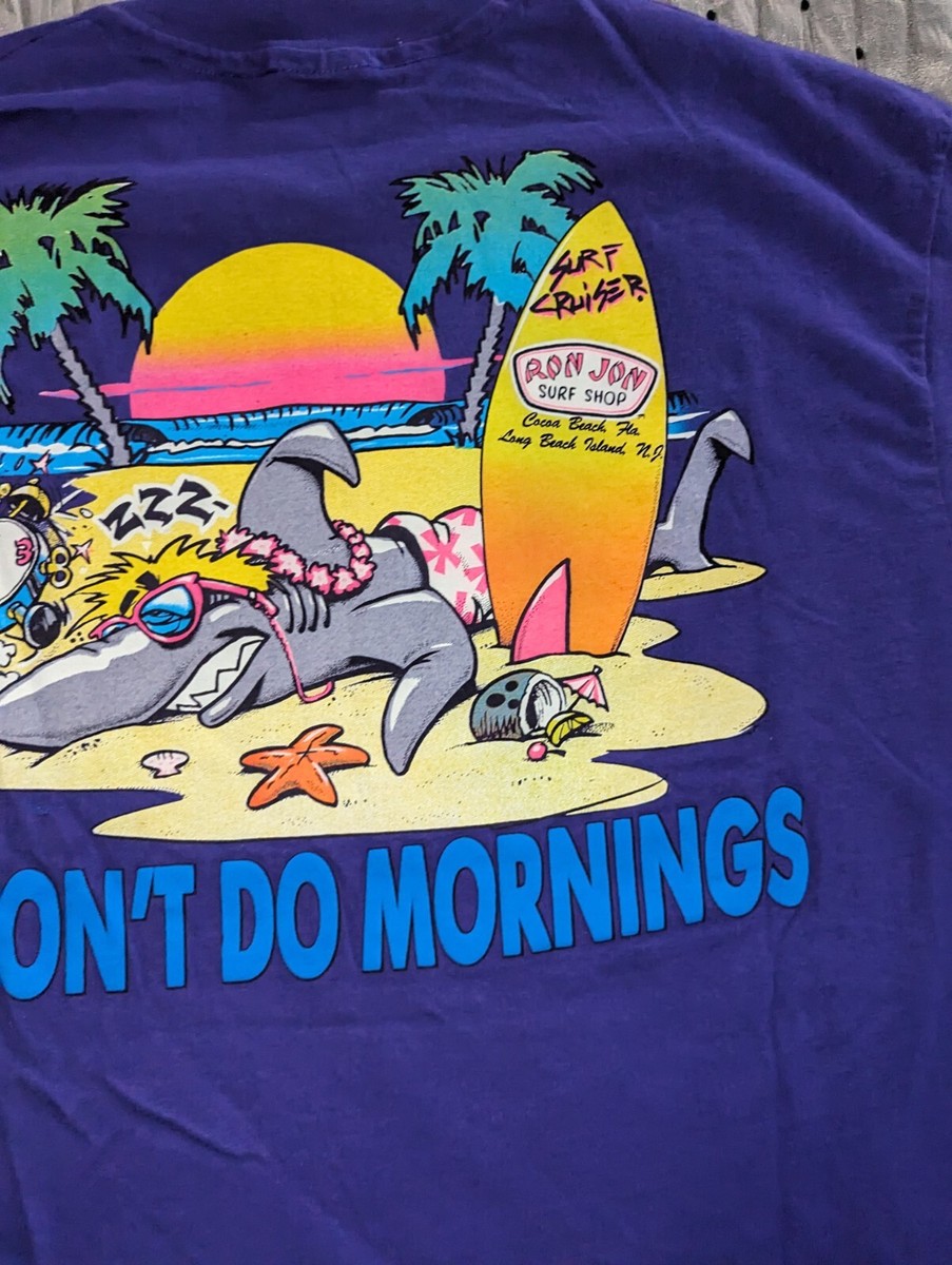 Vintage Single Stitched Ron Jon Surf Shop T-shirt Haynes Beefy Tag