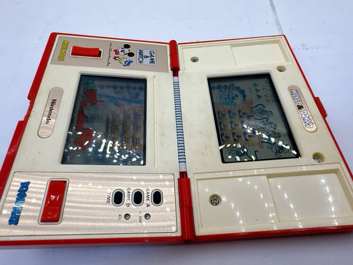 Nintendo Game & Watch Mickey & Donald Multi Screen 1982 Handheld