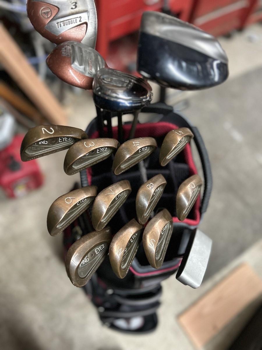 Ping Eye 2 - Beryllium Copper Iron Set - Black Dot - Serial in