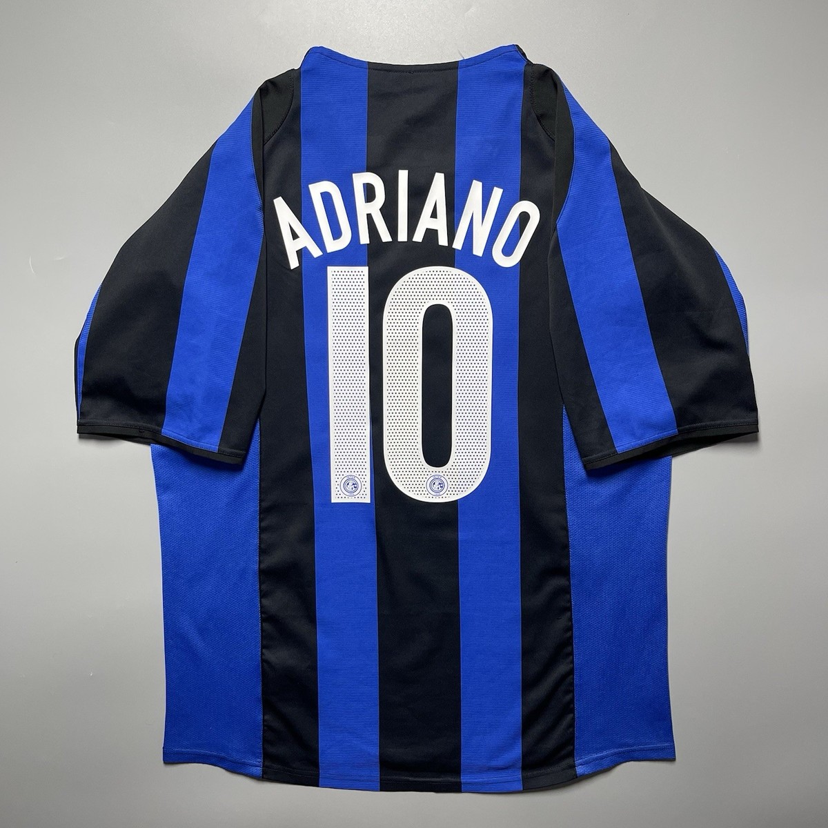 INTER MILAN NIKE 2004/2005 FOOTBALL HOME JERSEY #10 ADRIANO SIZE