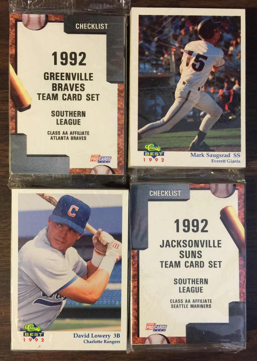 1992 Fleer Pro Cards ALBANY Yankees Minor League Complete UNOPEN