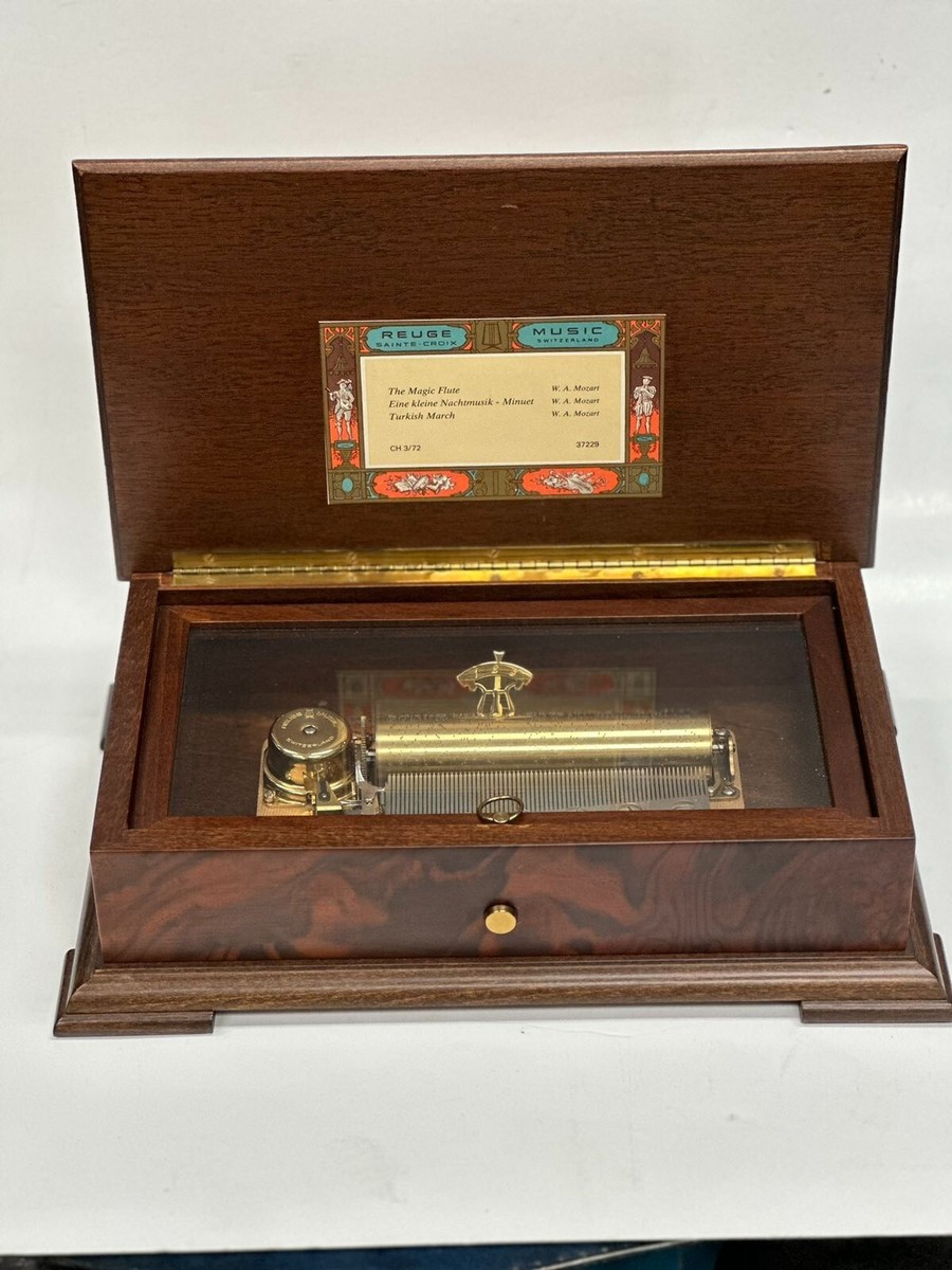 REUGE ST. CROIX SWISS MUSIC BOX 3 SONGS MOZART 3/72 | eBay