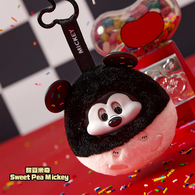 MINISO Mickey Fun Crash Series Sweet Pea Mickey Box Plush Pendant