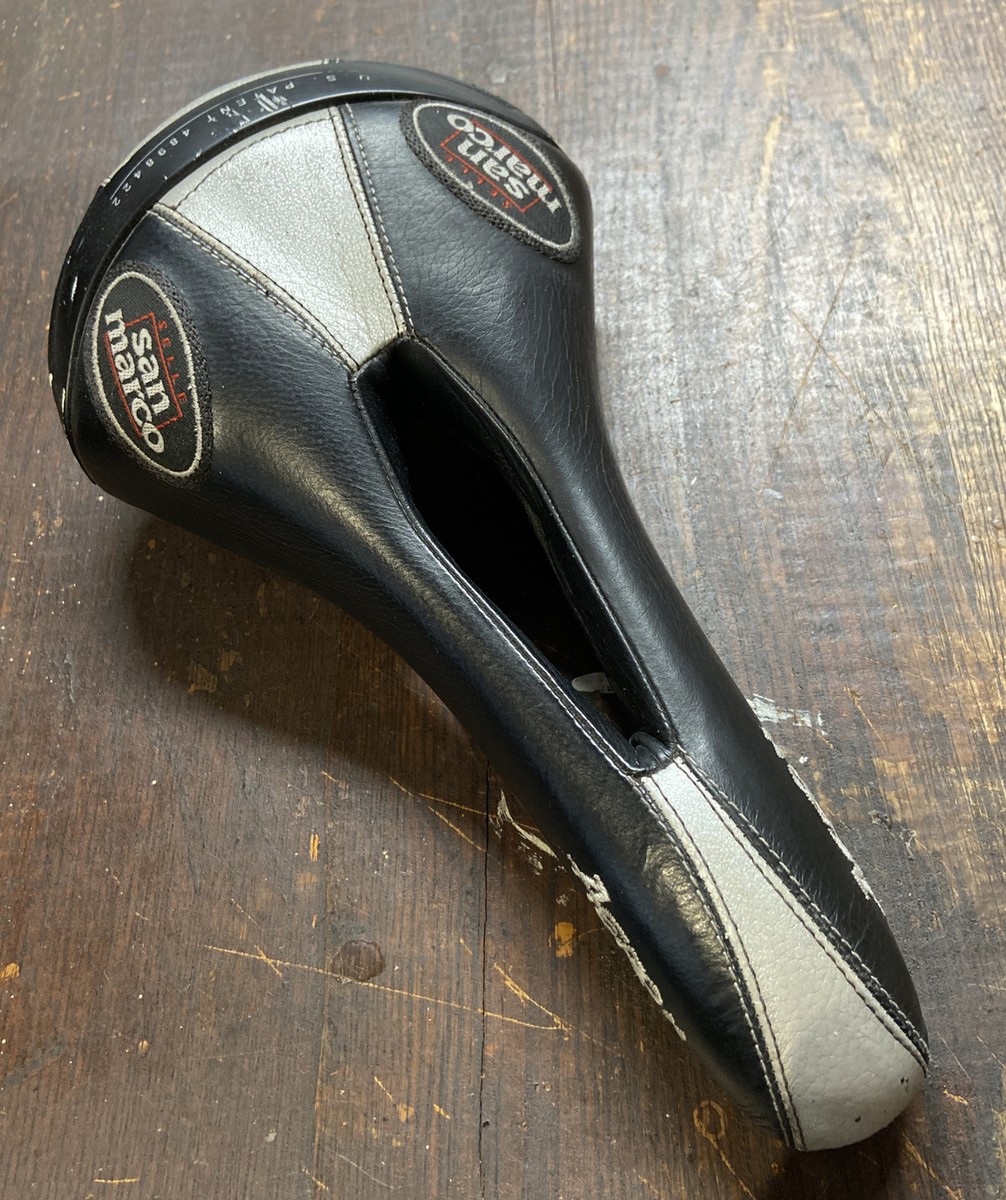 san marco サドル Vintage レザー 刺繍 イタリア製 san marco サドル