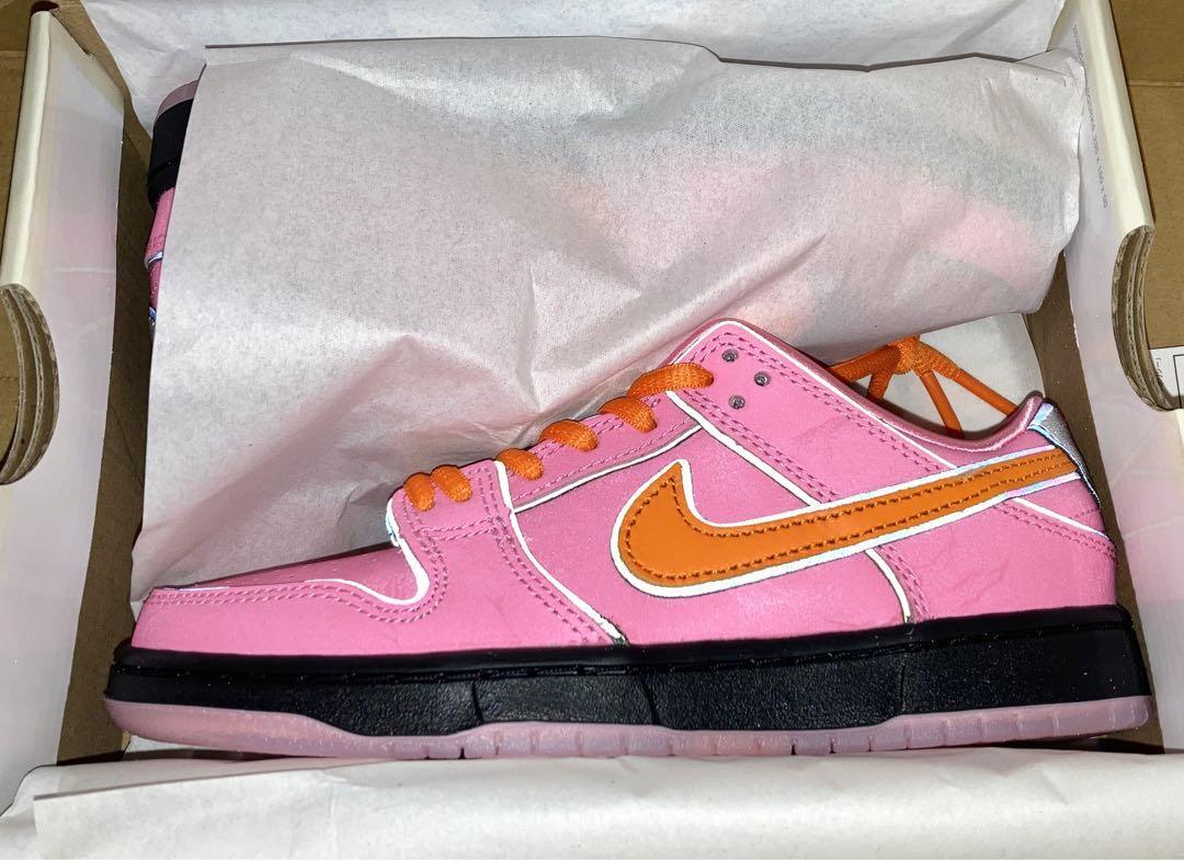 The Powerpuff Girls Nike SB PS Dunk Low Pro QS Blossom Pink Orange