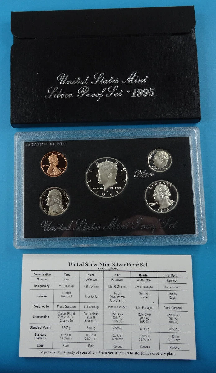 1992 1998 Silver Proof Sets for sale | eBay