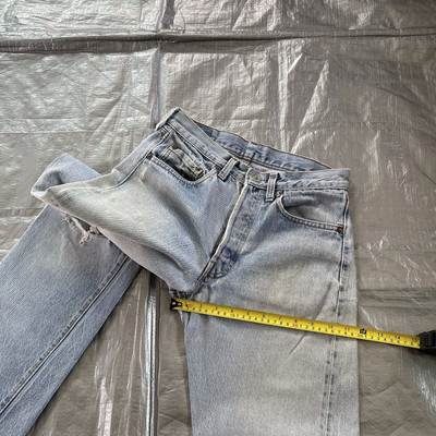 Vintage 80s Levis 501 Redline selvedge Jeans #524 Button USA 29x31