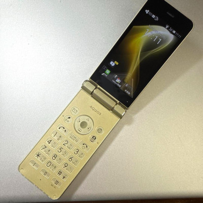 NP601SH AQUOS EDEL ゴールド 折りたたみ式 NP601SH AQUOS EDEL