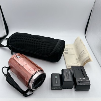 SONY Handycam HDR-CX535 Pink Digital HD Video Camera Recorder From