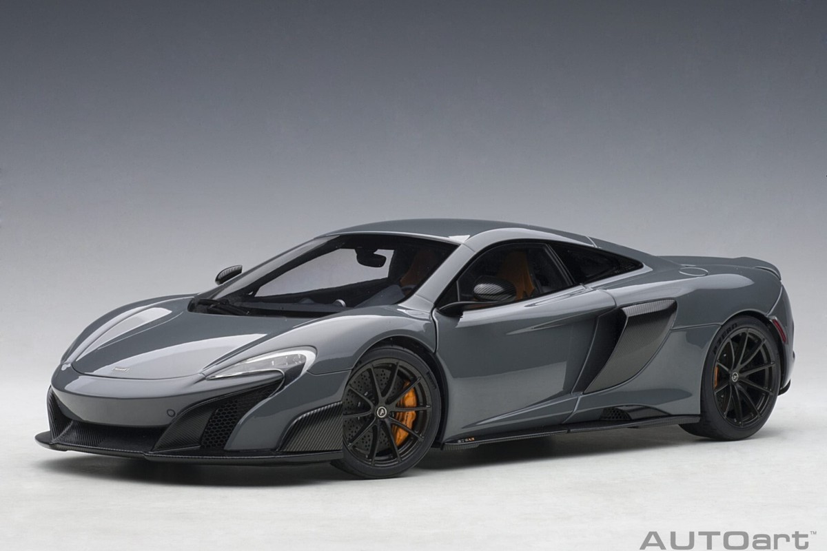 1/18 Mclaren 675LT Chicane Gray Full Open Composite Model Car By
