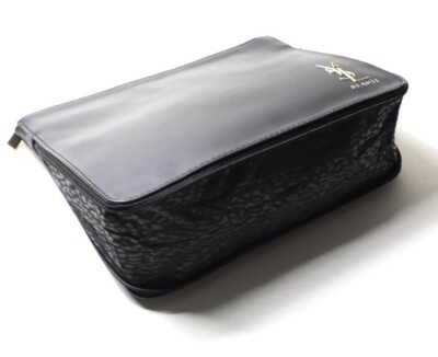 YSL Yves Saint Laurent BEAUTE Black Pouch 16.5 cm x 21 cm x depth