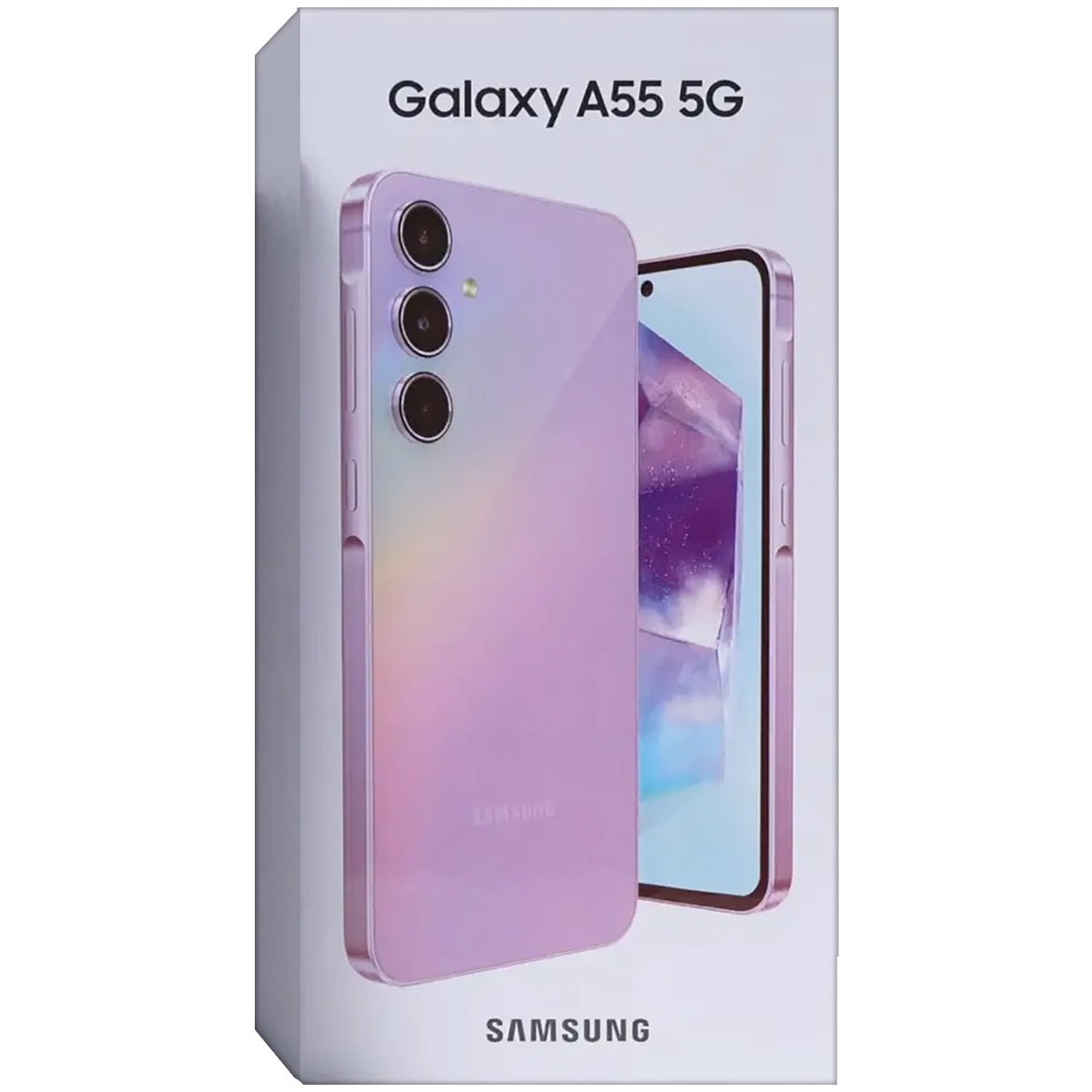Samsung Galaxy A55 5G Awesome Lilac 256GB + 8GB Dual-SIM Unlocked