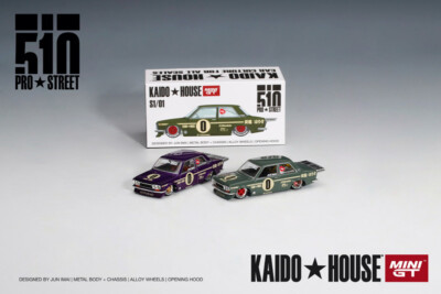 Kaido House x MINI GT 1:64 Datsun 510 Pro Street MJ LHD in box | eBay