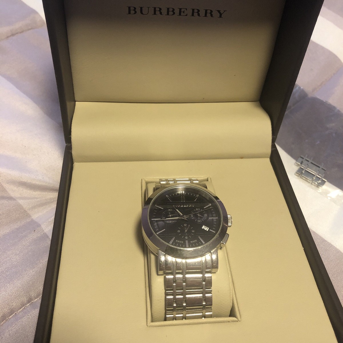 ✨Burberry Chronograph BU1360 Men's Wristwatch | eBay