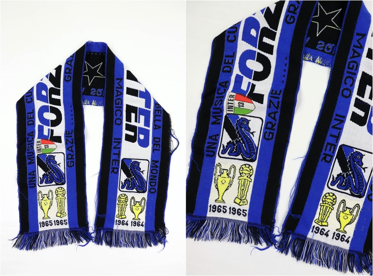 Forza Inter 1964 1965 Vintage Blue Distressed Soccer Football