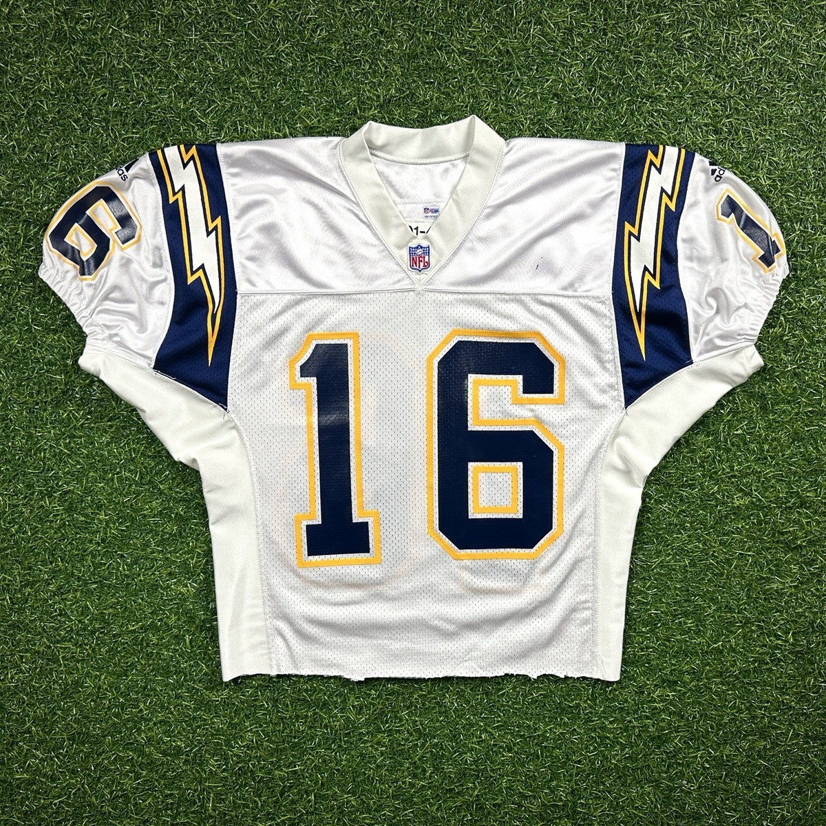 2002 Reebok NFL Game Used Worn Jersey San Diego Chargers Jeremy