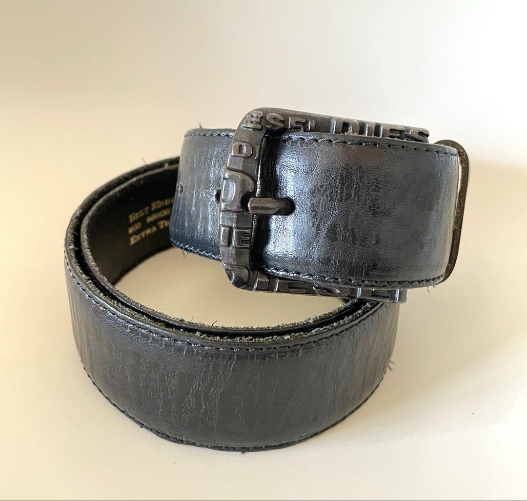 小物 00s diesel leather design belt archive Diesel Men Rare Item