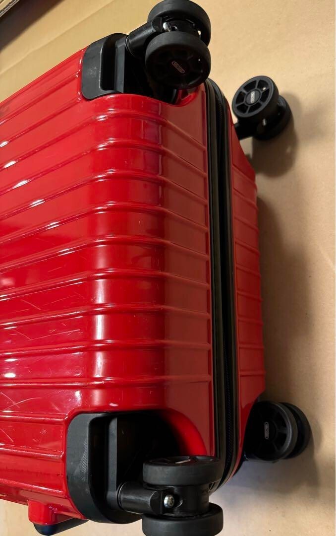 Rimowa Porsche 32L Red 4-wheels Carry Case Suitcase polycarbonate