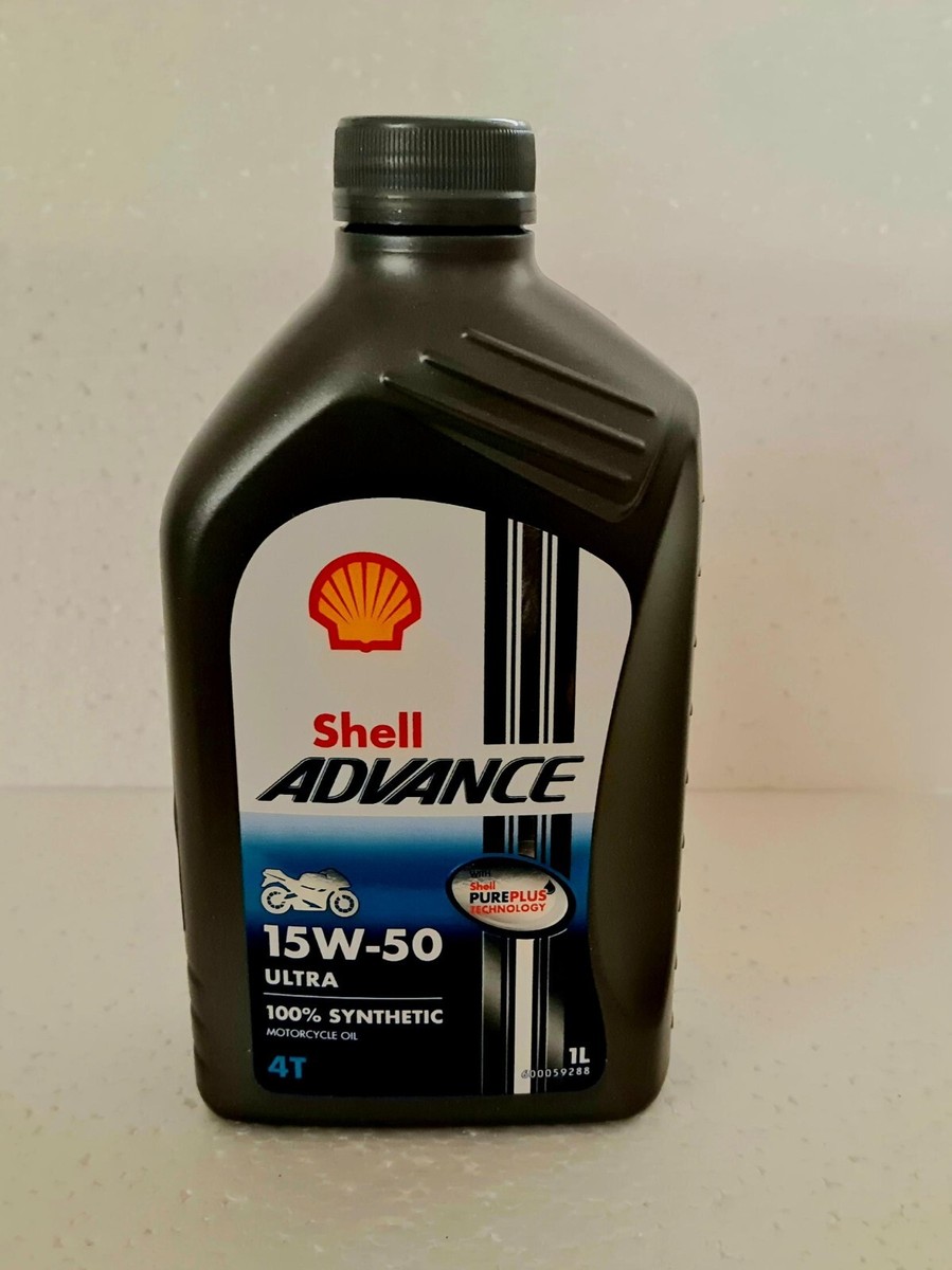 Shell Advance Ultra 15W-50 Fully Synthetic Motorcycle Oil 15W50 1L