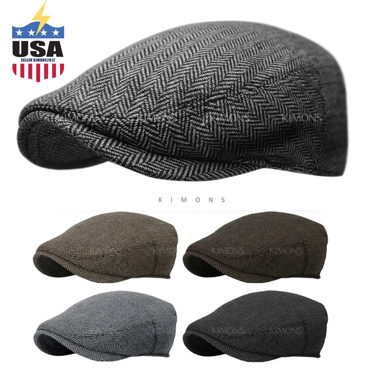 Men's Newsboy Caps for Sale - eBay