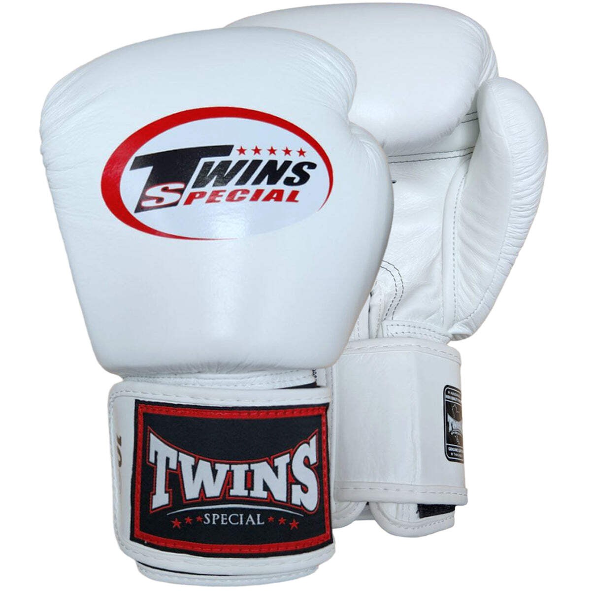 Boxing Gloves Twins Special BGVL3 White Muay Thai Style (Leather