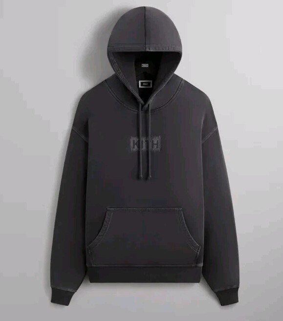 Kith Stitch Box Logo Bogo Nelson Hoodie Black Size XXL 2XL