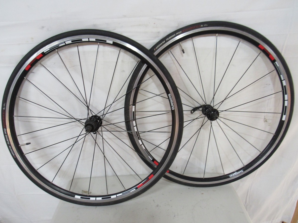 Shimano R500 WH-R501 10 Spd Alloy Clincher Road Bike Wheelset W