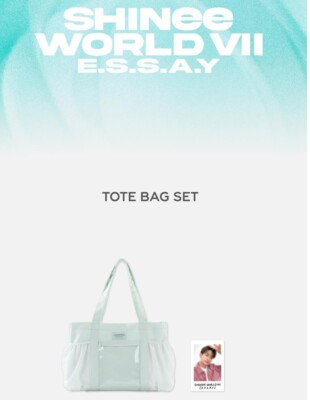 SHINEE 2025 SHINee WORLD Ⅶ E.S.S.A.Y OFFICIAL GOODS MD TOTE BAG