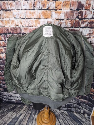 Vintage ALPHA INDUSTRIES N-2B Flying Mans Fur Hooded Parka Jacket