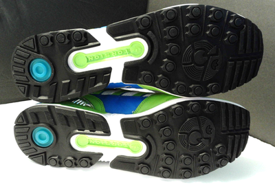 Adidas Sz.13 Men's White, Black, Blue, Chrome ZX 8000 Ninja