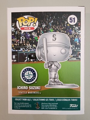 Ichiro Suzuki Funko Pop! - Silver 1/51 - Exclusive Autograph 51