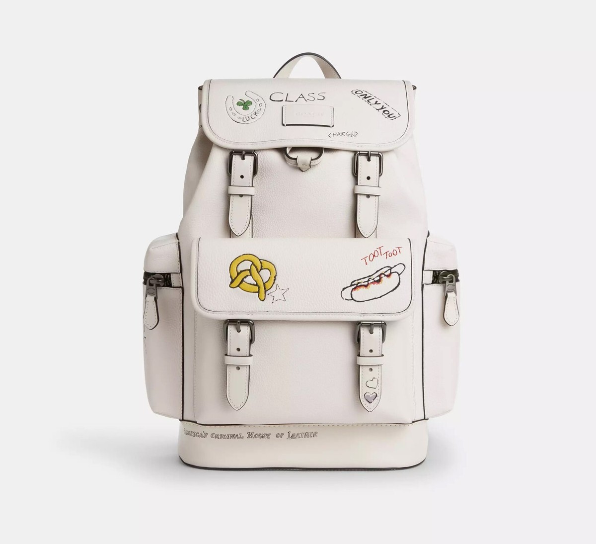 NWT Coach Sprint Backpack With Sketch Print CAJ65 | eBay