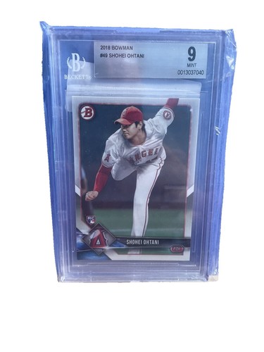 2018 Bowman Graded SHOHEI OHTANI #49 Rookie RC Baseball Card PSA